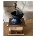 Vintage coffee grinder made in France