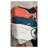 Large tank tops and T shirts