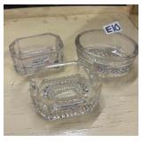 Small salt cellars/ trinket dishes