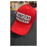 Retired Canadian ball cap