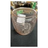 Anchor hocking depression ribbed jar