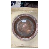 Copper plated bowl