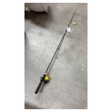 Zebco 50m fishing rod and yellow reel