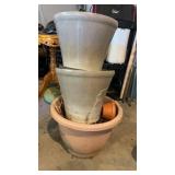 OFFSITE ITEM - stack of planters