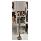 Cast iron base floor lamp