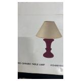 Textured ceramic table lamps