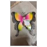 Colourful butterfly garden decor
