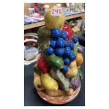 Ceramic fruit decor