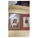 2 vintage postcards