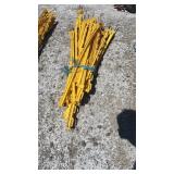 Yellow stakes