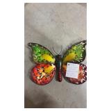 Metal colourful butterfly garden decor