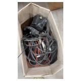 Box of CB/ telephone parts