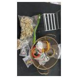 Misc jewelry and earring holder