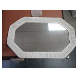 Wicker Mirror