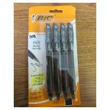 Black Bic Comfort Grip Pens