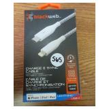 Black Web Charge & Sync Cable -New
