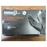 Black Nitrile Gloves Large