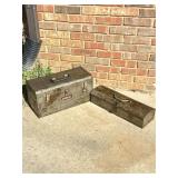 Two Craftsman Metal Toolboxes