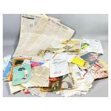 Vintage Papers and Recipes