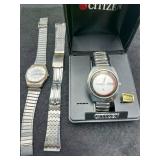 Citizen and Advance Quartz Watches Lot