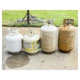 Four Propane Tanks