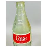 Vintage Coca-Cola Half-Liter Glass Bottle