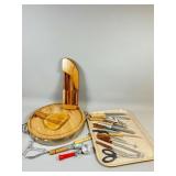 Kitchen Tool Set with Vita Craft Knife Block