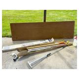Garden Tools With Wooden Table Top