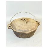 Cast Iron Dutch Oven With Lid and Handle