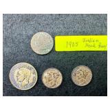 Vintage U.S. Coins Including Indian Head Penny