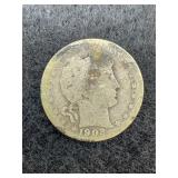 1902 Barber Half Dollar and Watches Lot
