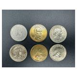 U.S. Susan B. Anthony and James Garfield Coins