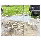 Outdoor Dining Set with Five Chairs