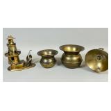 Brass Items Including Utolit Lantern