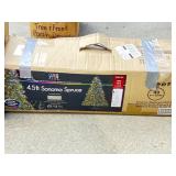 4.5ft Sonoma Spruce Tree with Ornaments