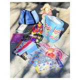 Craft Supplies and Figurine
