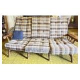 Early American Style Wooden Sofa Set