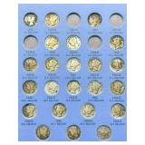 Mercury Dime Collection, 1937-1945