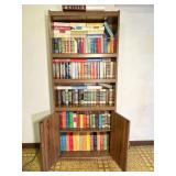 Bookshelf with Hardbound Book Collection