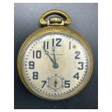 Waltham Gold-Tone Pocket Watch