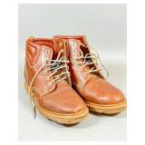 Men's Leather Lace-Up Boots, Made in Taiwan R.O.C.