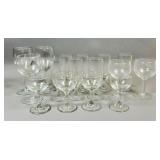 Glass Stemware Assorted Sizes