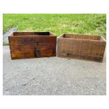 Wooden Atlas Explosives Crates