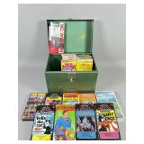 VHS Tapes With Green Lockbox