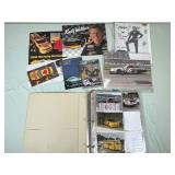 NASCAR Memorabilia Collection With Binder