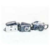 Three Cameras with Accessories