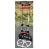 Red and Black Folding Hand Truck