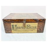 Wooden Harper's Bazar Storage Box