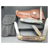 Folding Knives with Sheaths