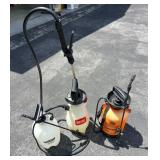 Three Manual Pump Sprayers